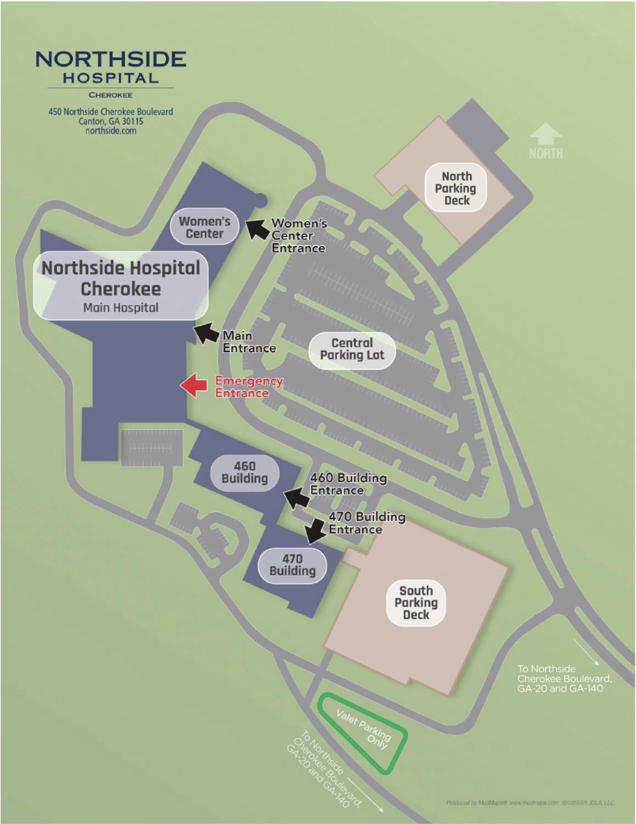 Cherokee Map English